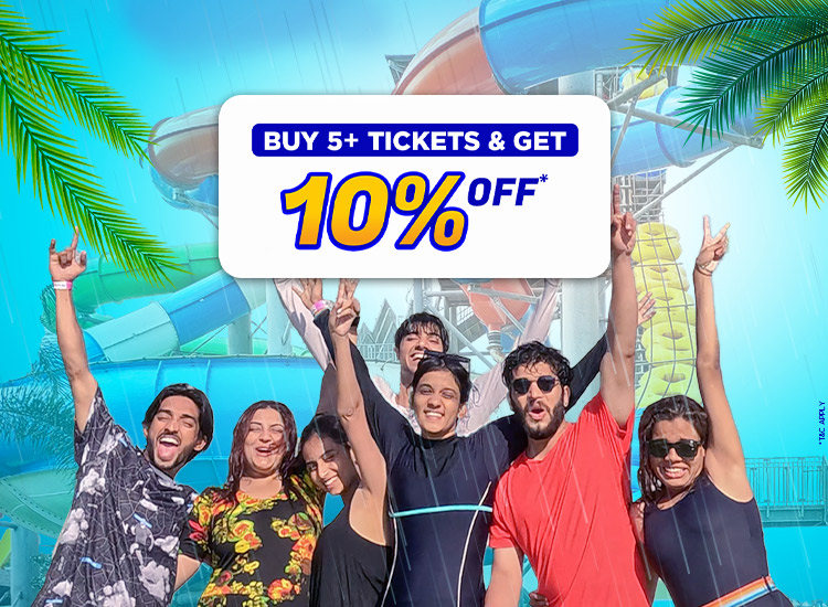 5 & more group offer at Wet'nJoy Shirdi