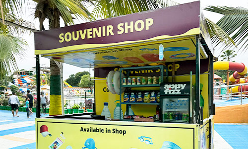 Souvenir Shop at Wet'nJoy Shirdi park.
