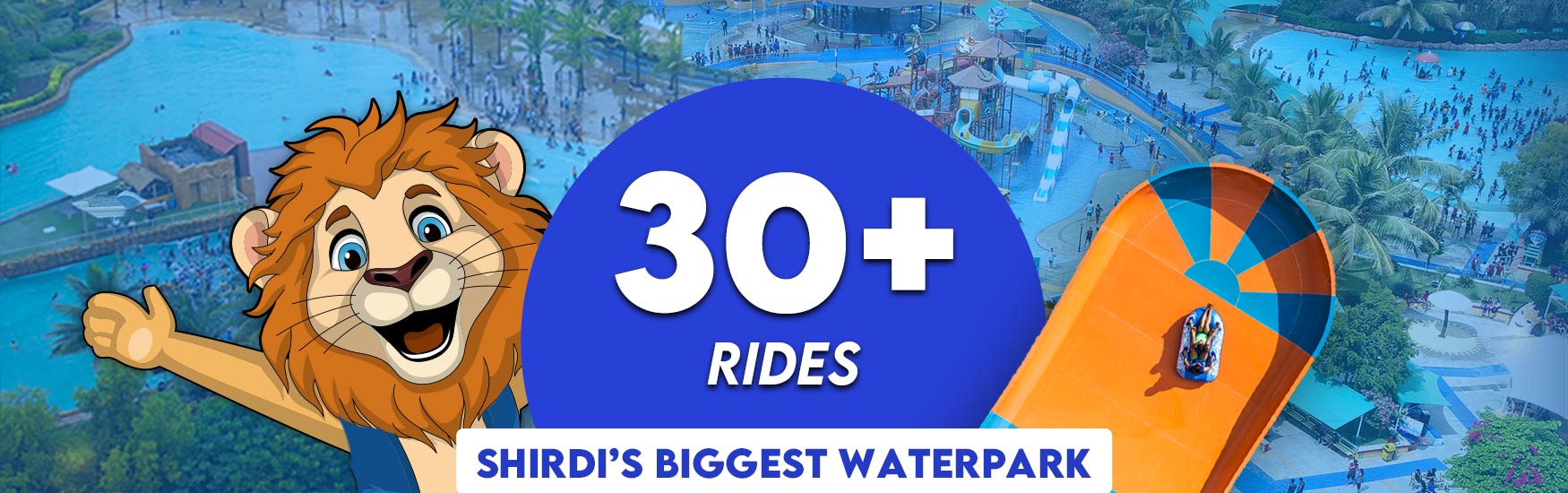 30+ rides at Shirdi biggest water park