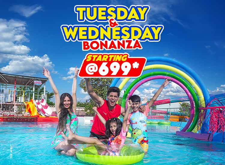 Tuesday & Wednesday BONANZA starting @699